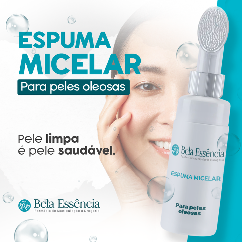 ESPUMA MICELAR VEGANA PELE OLEOSA
