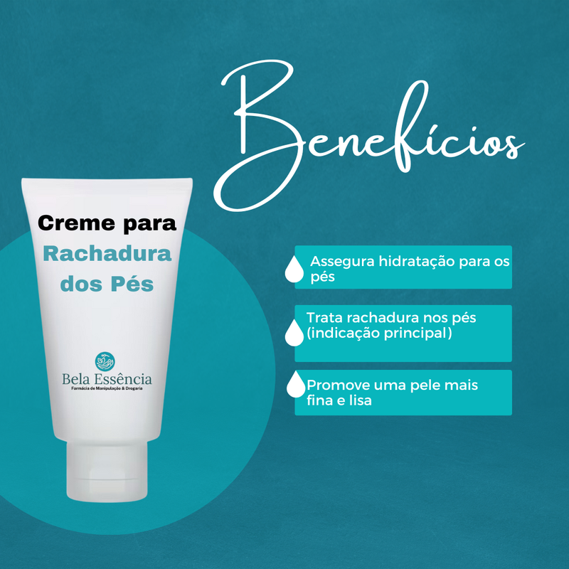 creme para rachadura dos pes bene