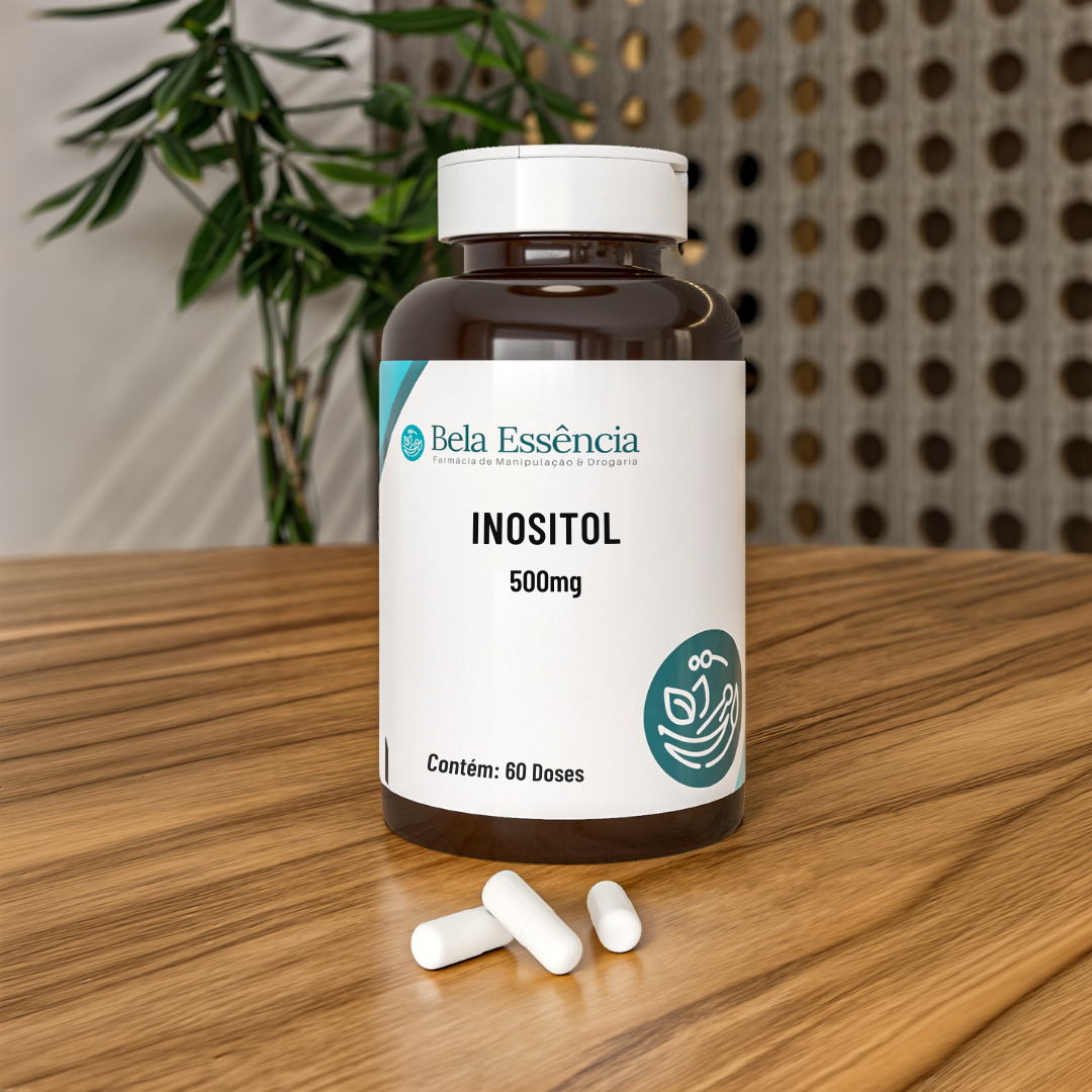 INOSITOL 500MG COM 60 CÁPSULAS - DIGESTÃO