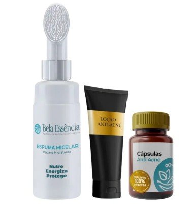 Kit para pele com acne